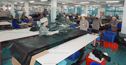 PEVA table cloth PE table cover polyethylene table covers packing workshop